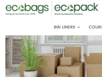 Ecobags and Ecopack logo design and brand management